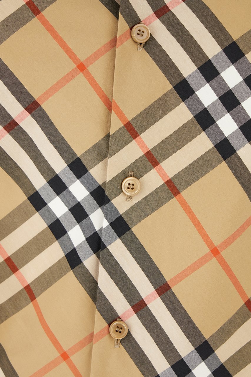 Burberry Burberry Printed poplin shirt Divers