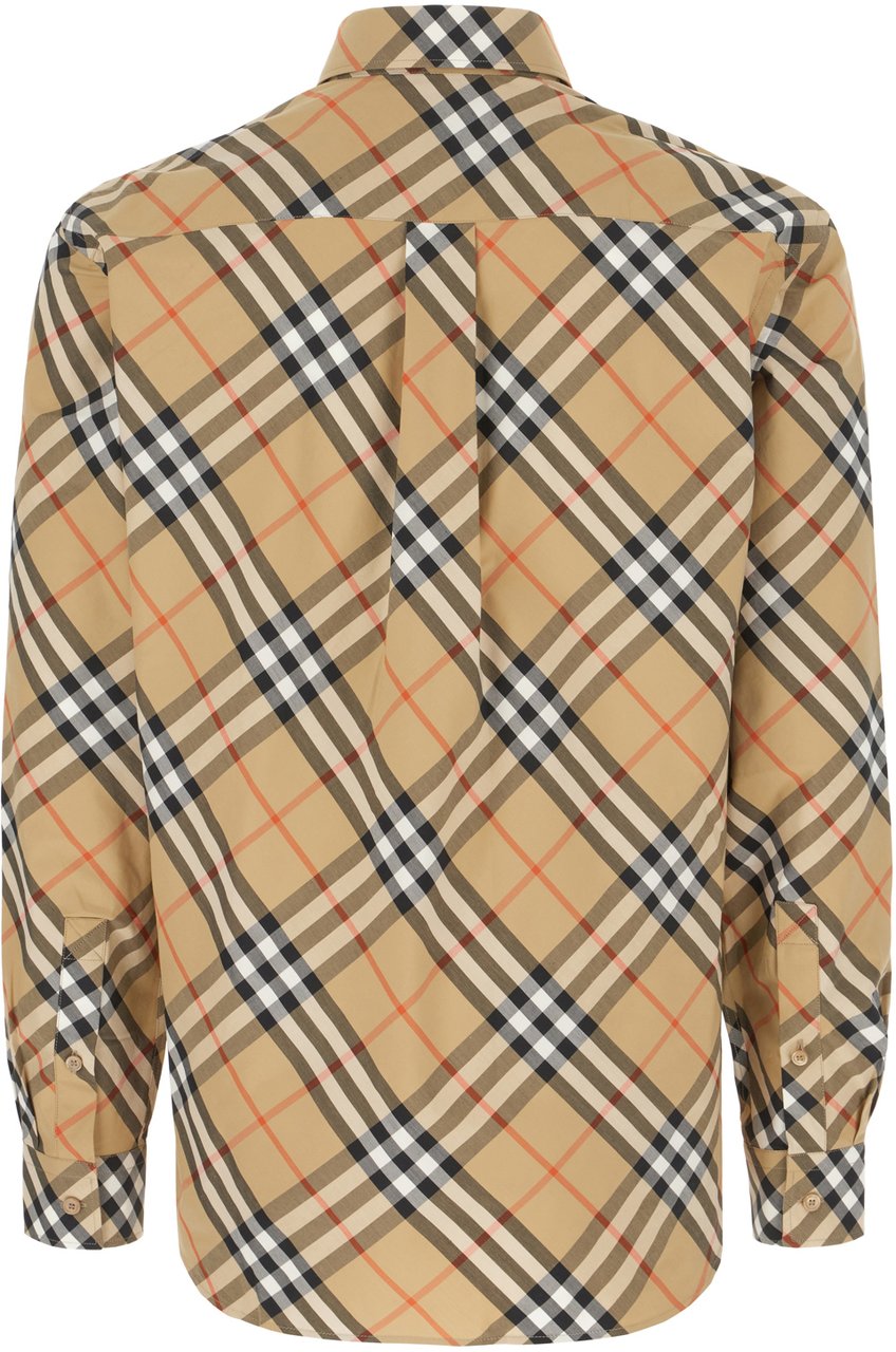 Burberry Burberry Printed poplin shirt Divers