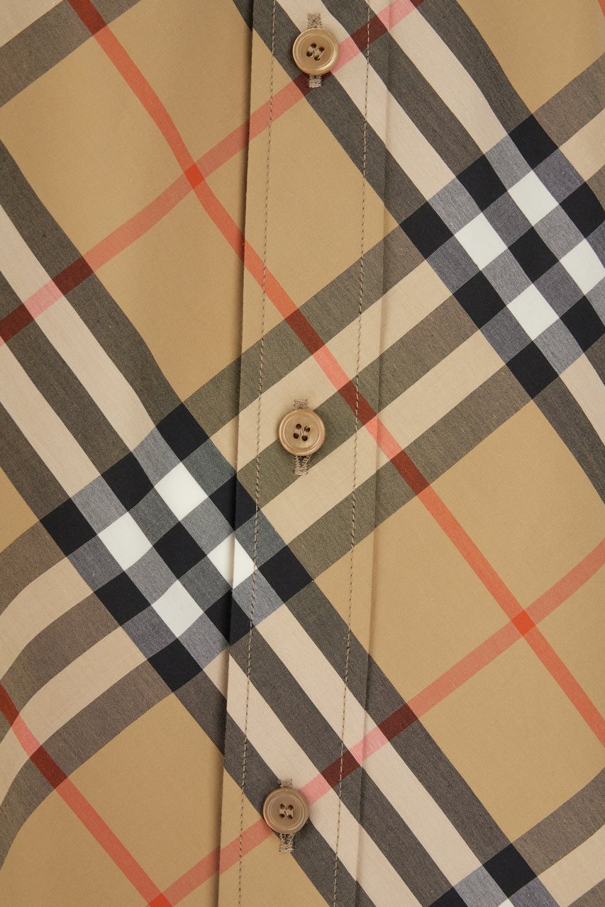 Burberry Burberry Printed poplin shirt Divers