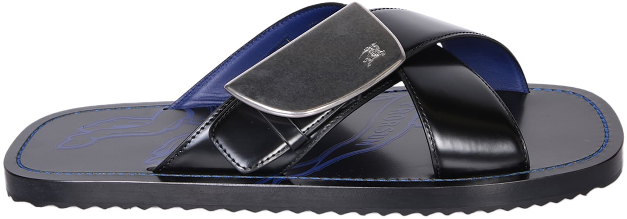 Burberry BURBERRY Black Sandals Zwart
