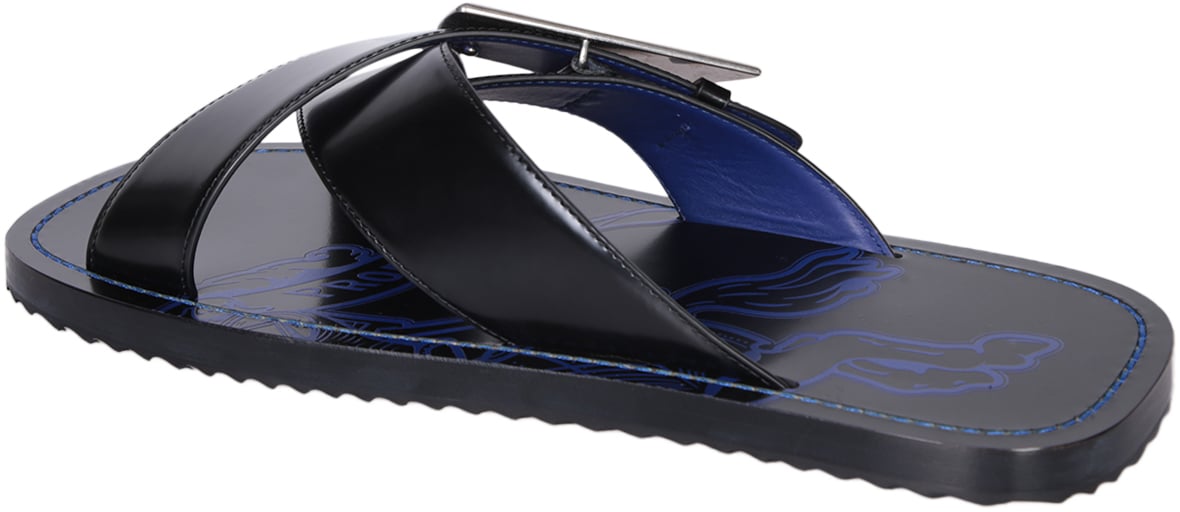 Burberry BURBERRY Black Sandals Zwart