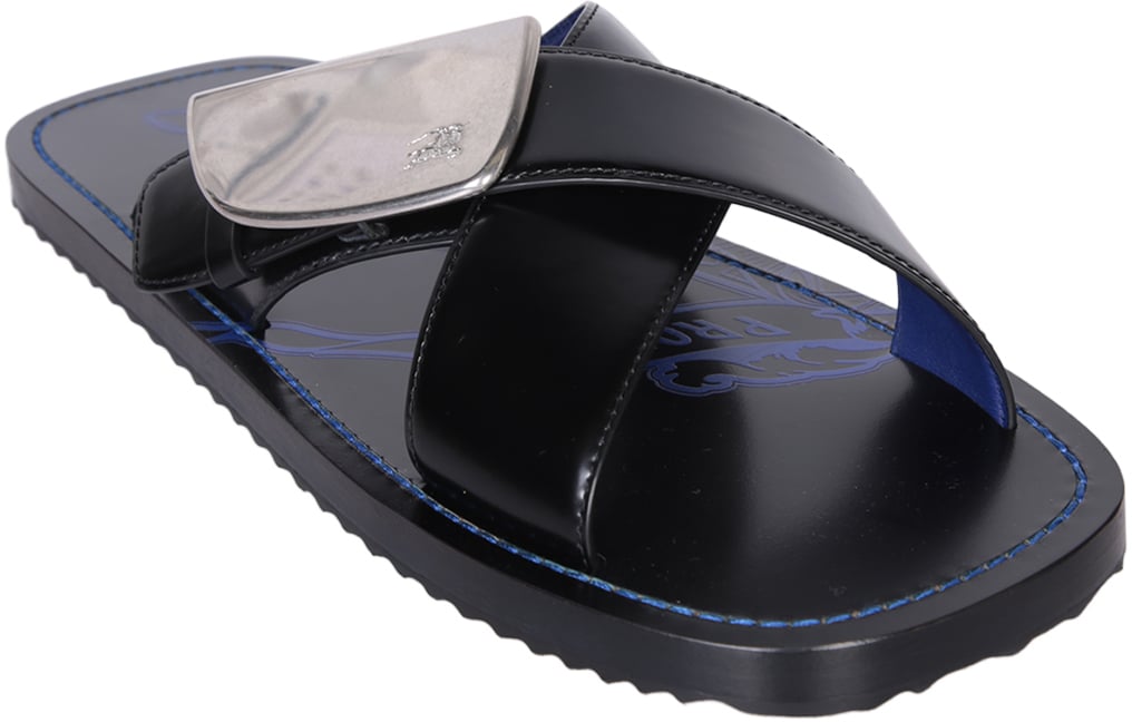 Burberry BURBERRY Black Sandals Zwart