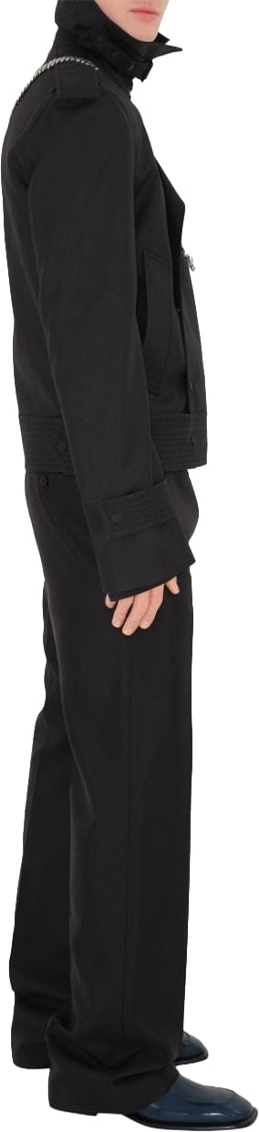 Burberry Trousers Black Zwart