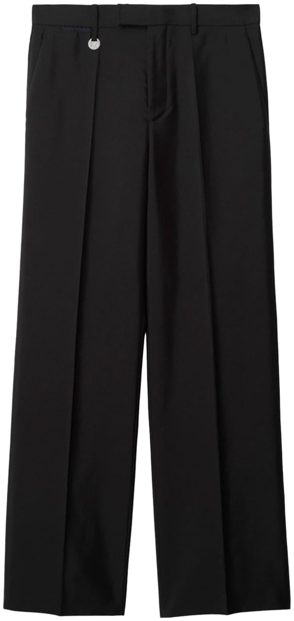 Burberry Trousers Black Zwart