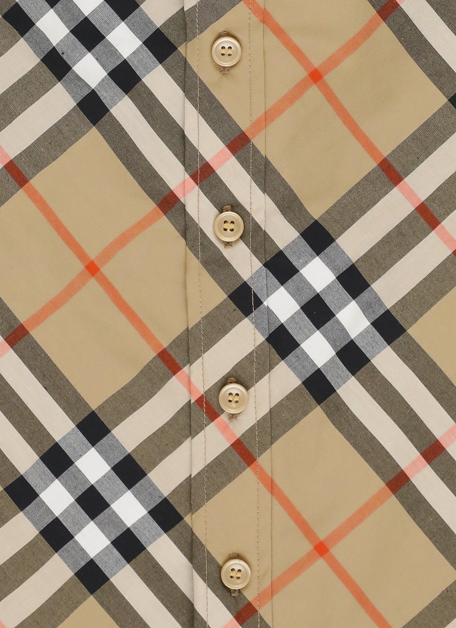Burberry Shirts Beige Beige