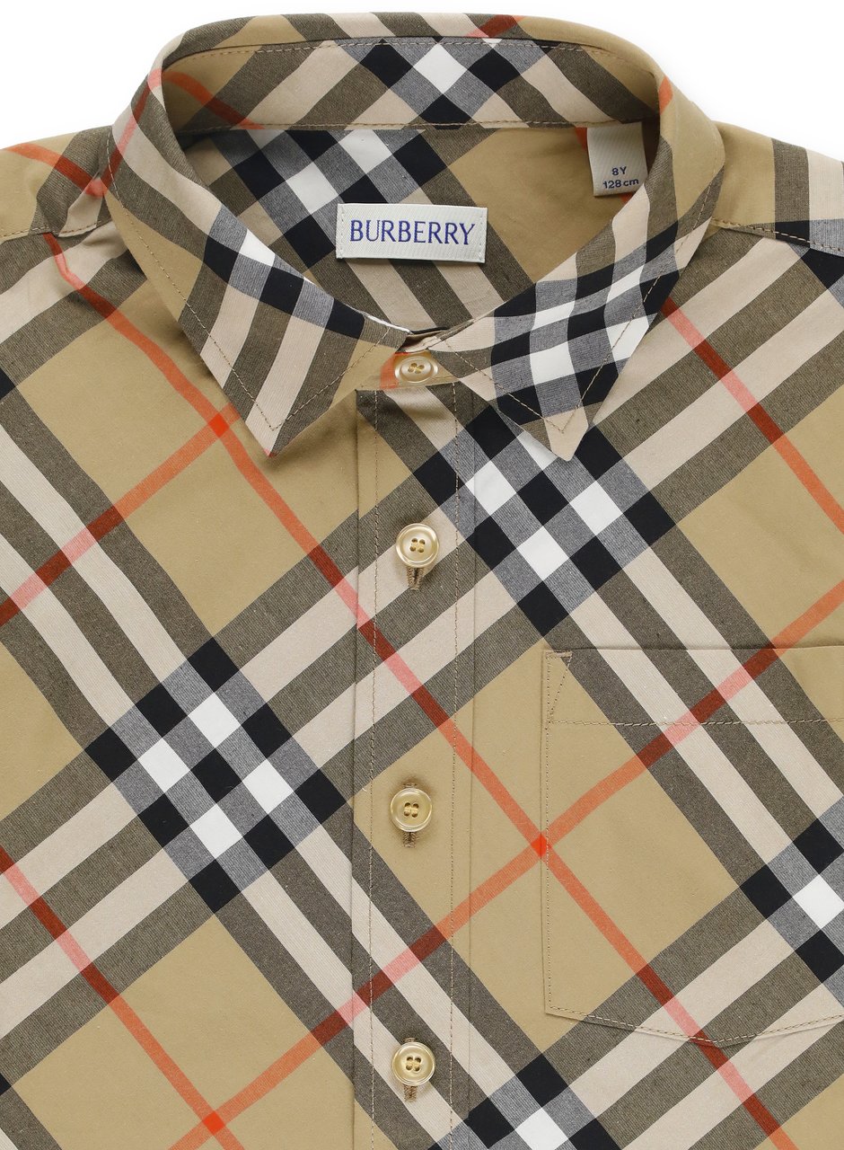 Burberry Shirts Beige Beige