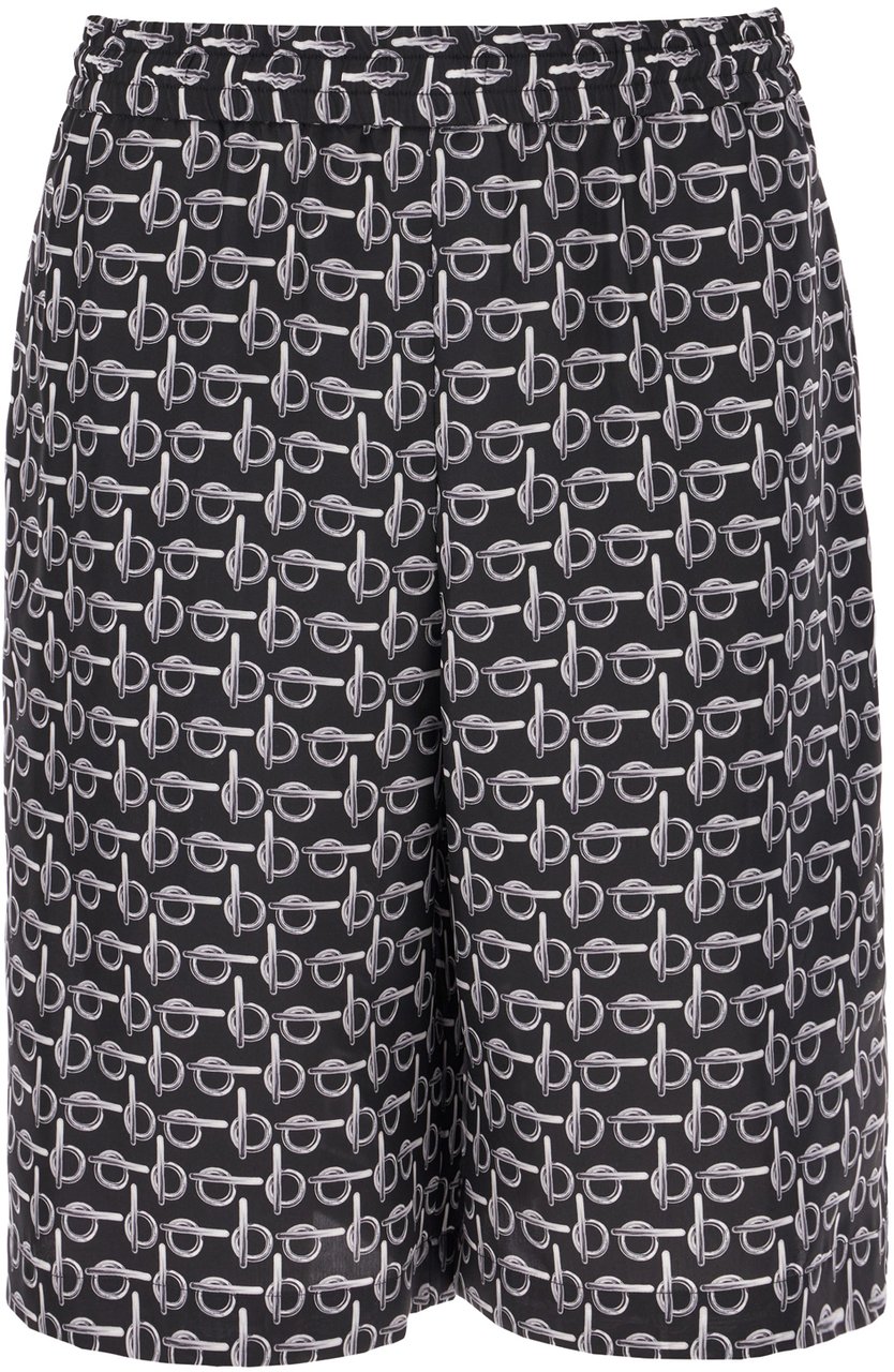 Burberry Burberry Printed silk bermuda shorts Divers