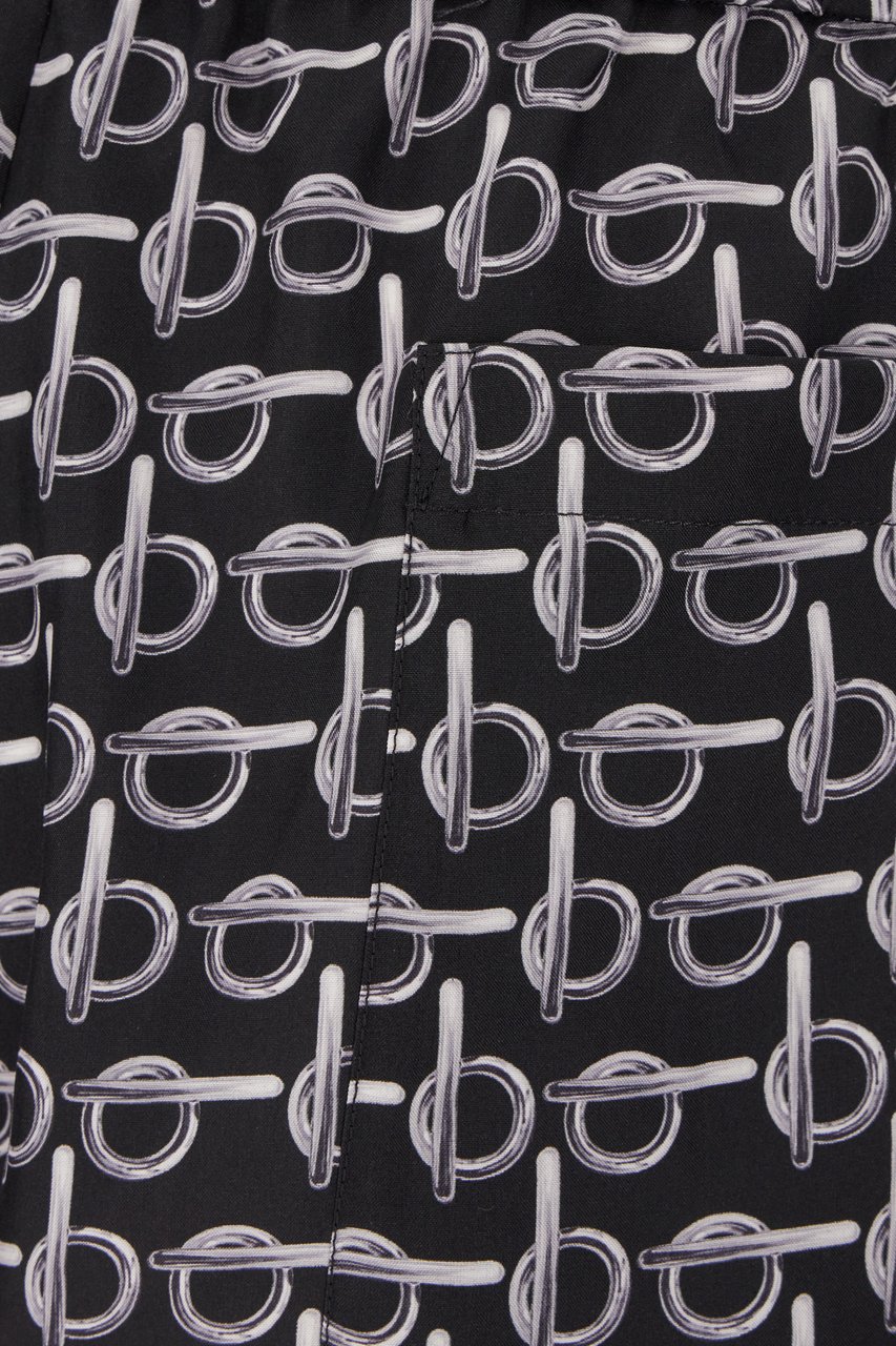 Burberry Burberry Printed silk bermuda shorts Divers