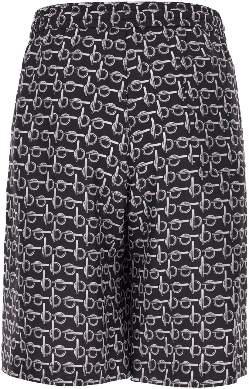 Burberry Burberry Printed silk bermuda shorts Divers