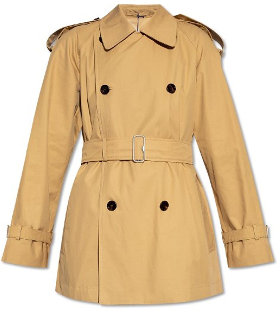 Burberry Coats Beige Beige