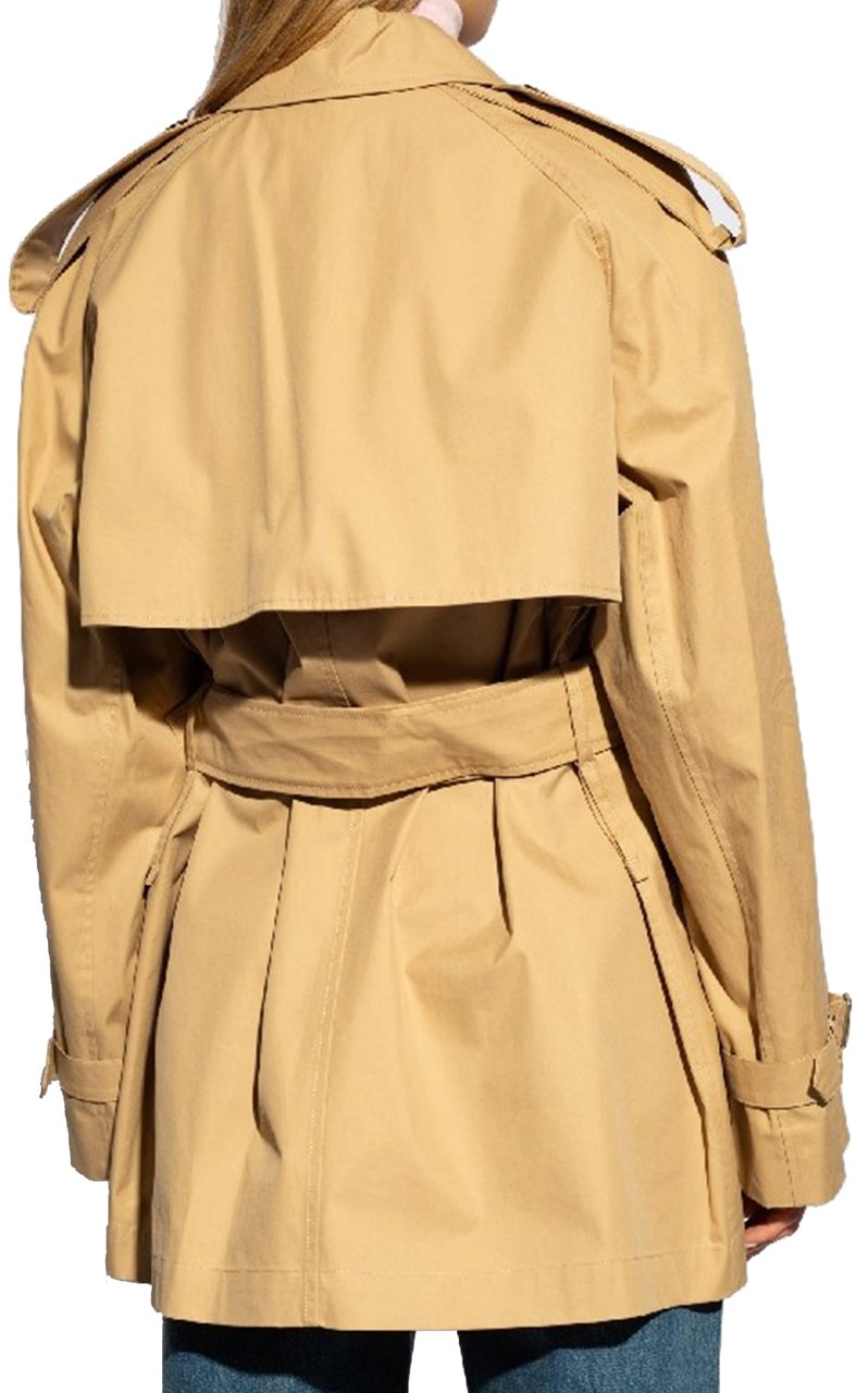 Burberry Coats Beige Beige
