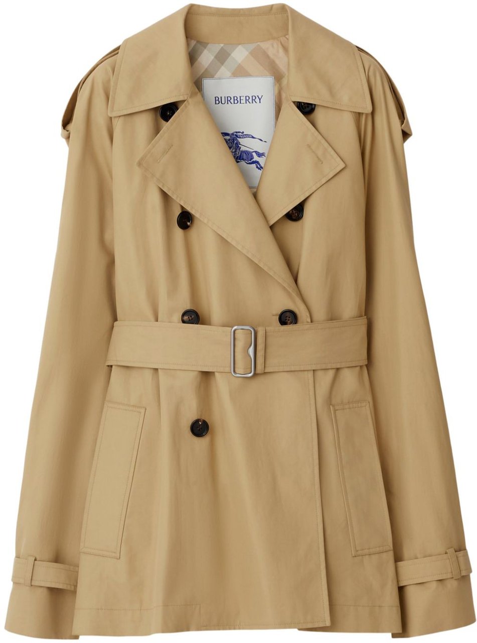 Burberry Coats Beige Beige
