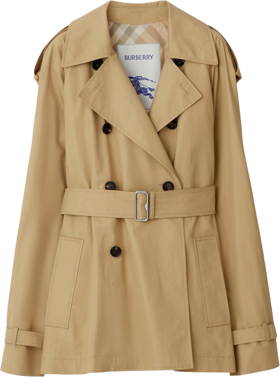 Burberry Coats Beige Beige