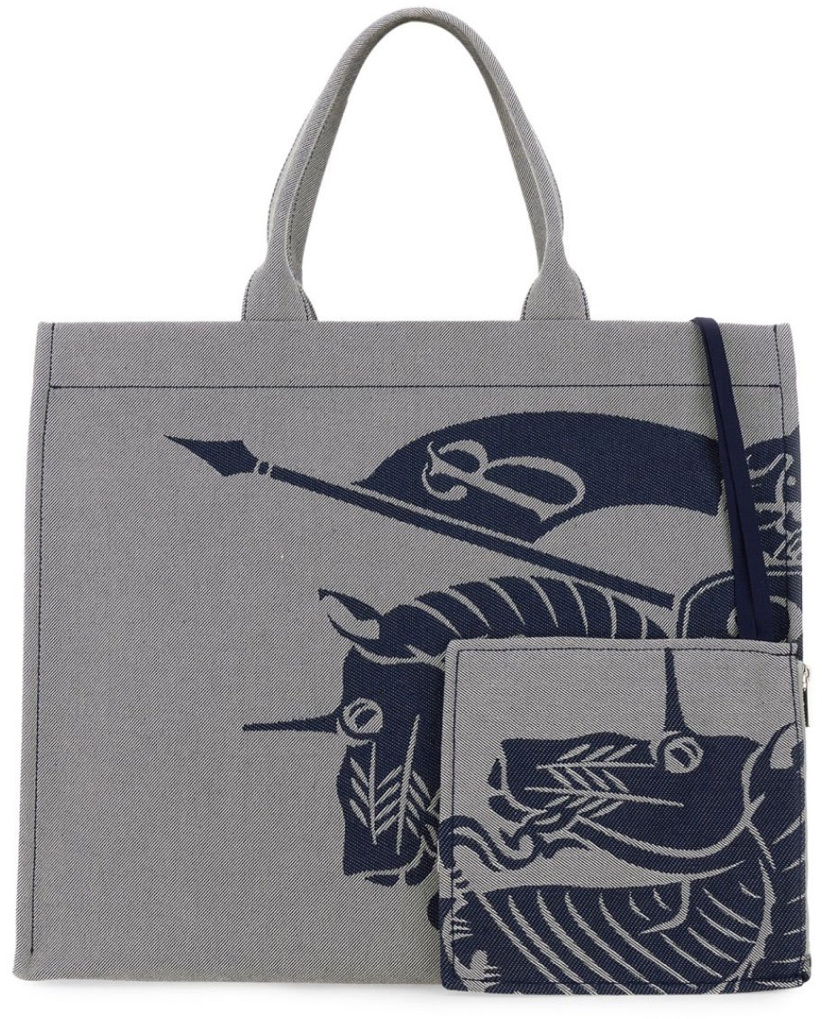 Burberry Ekd Knight Logo Tote Bag Divers