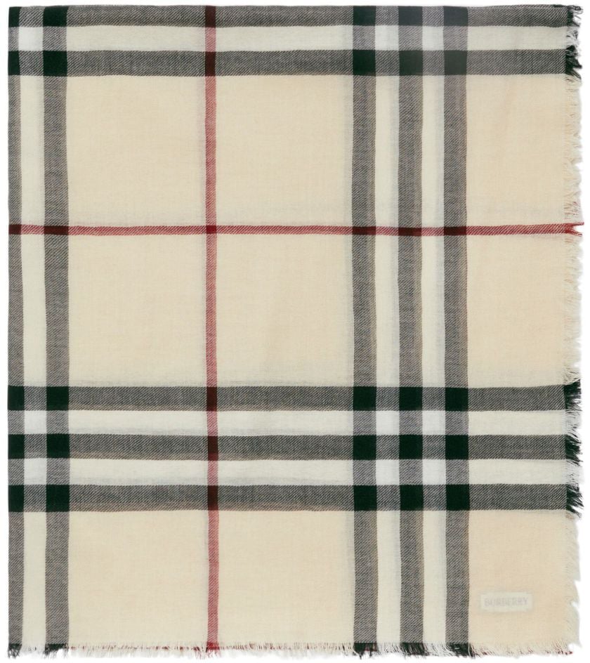 Burberry Scarfs Cream Wit