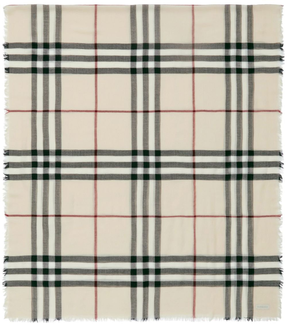 Burberry Scarfs Cream Wit
