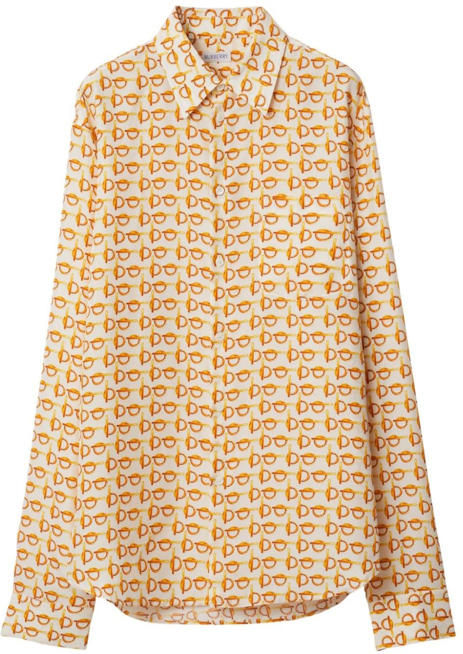 Burberry Shirts Golden Goud