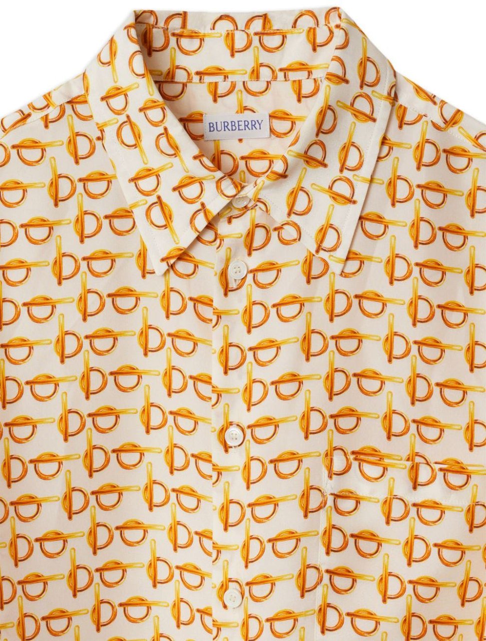 Burberry Shirts Golden Goud