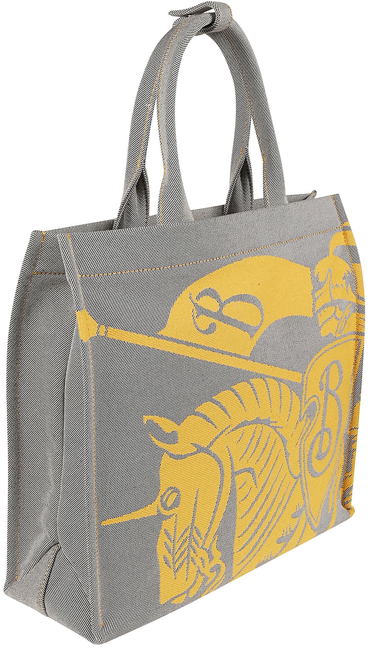 Burberry Structured Tote Bag Grijs