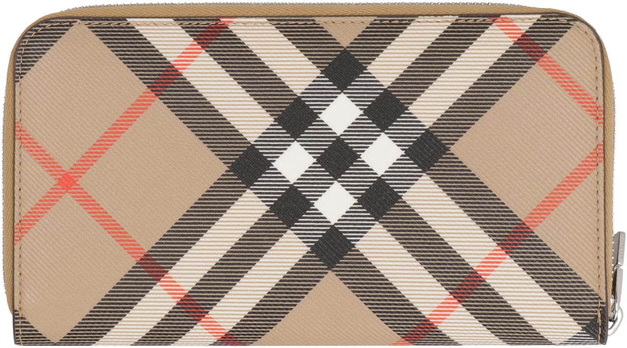 Burberry Coated canvas wallet Neutraal