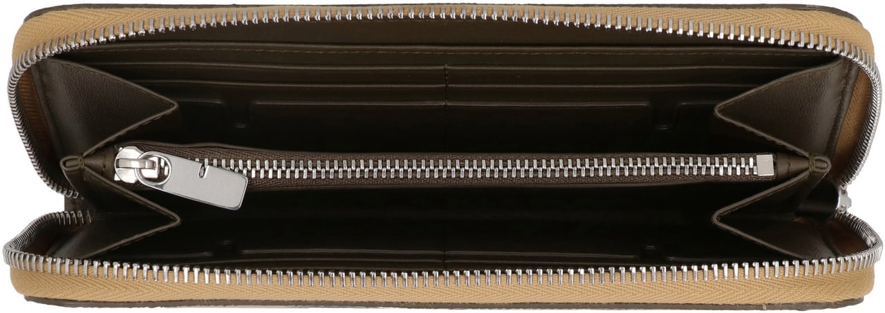 Burberry Coated canvas wallet Neutraal