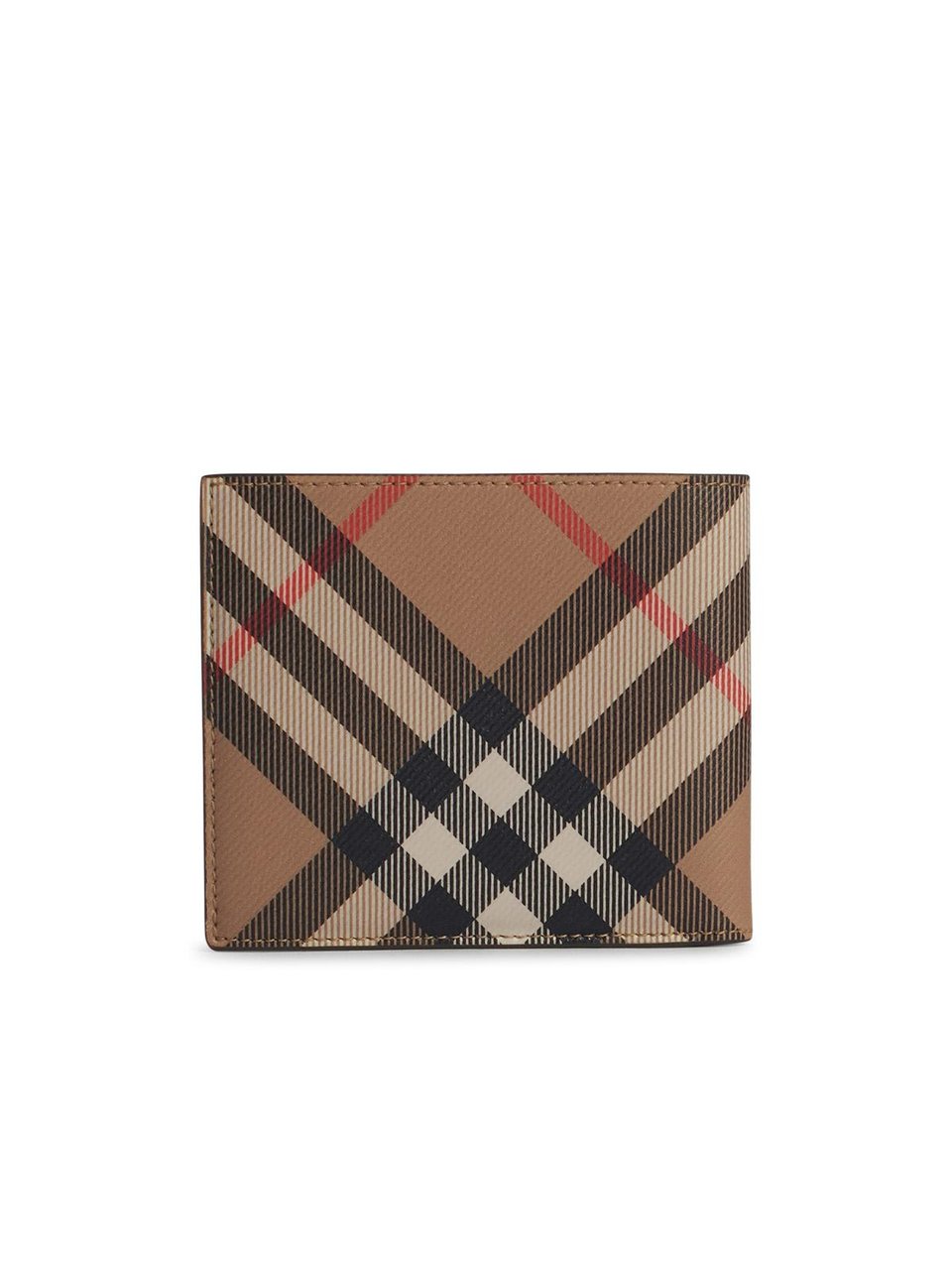 Burberry Beige Polyurethane Cardholder Bruin