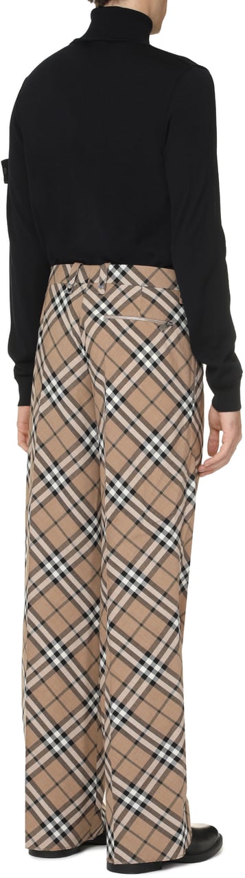 Burberry Wool blend trousers Beige