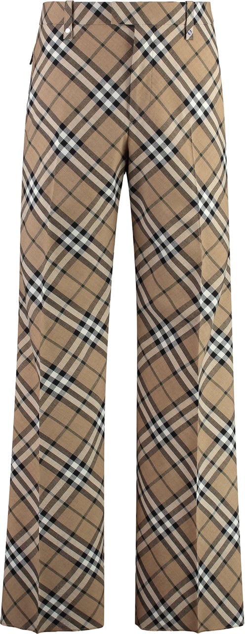 Burberry Wool blend trousers Beige