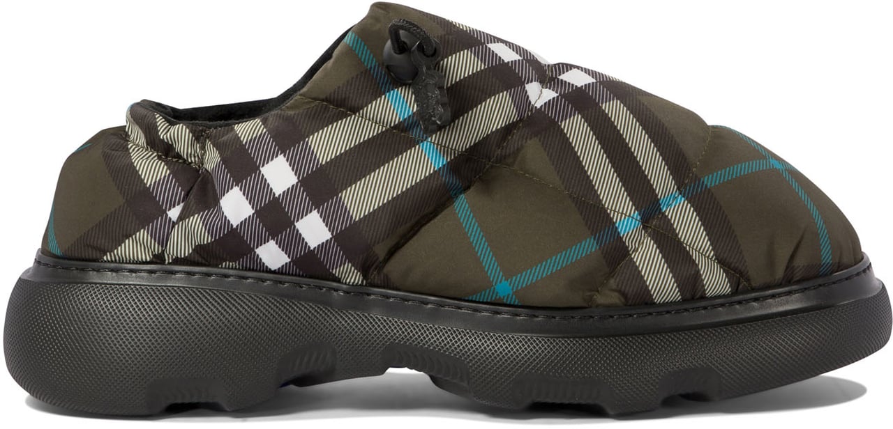 Burberry "Pillow" slippers Groen