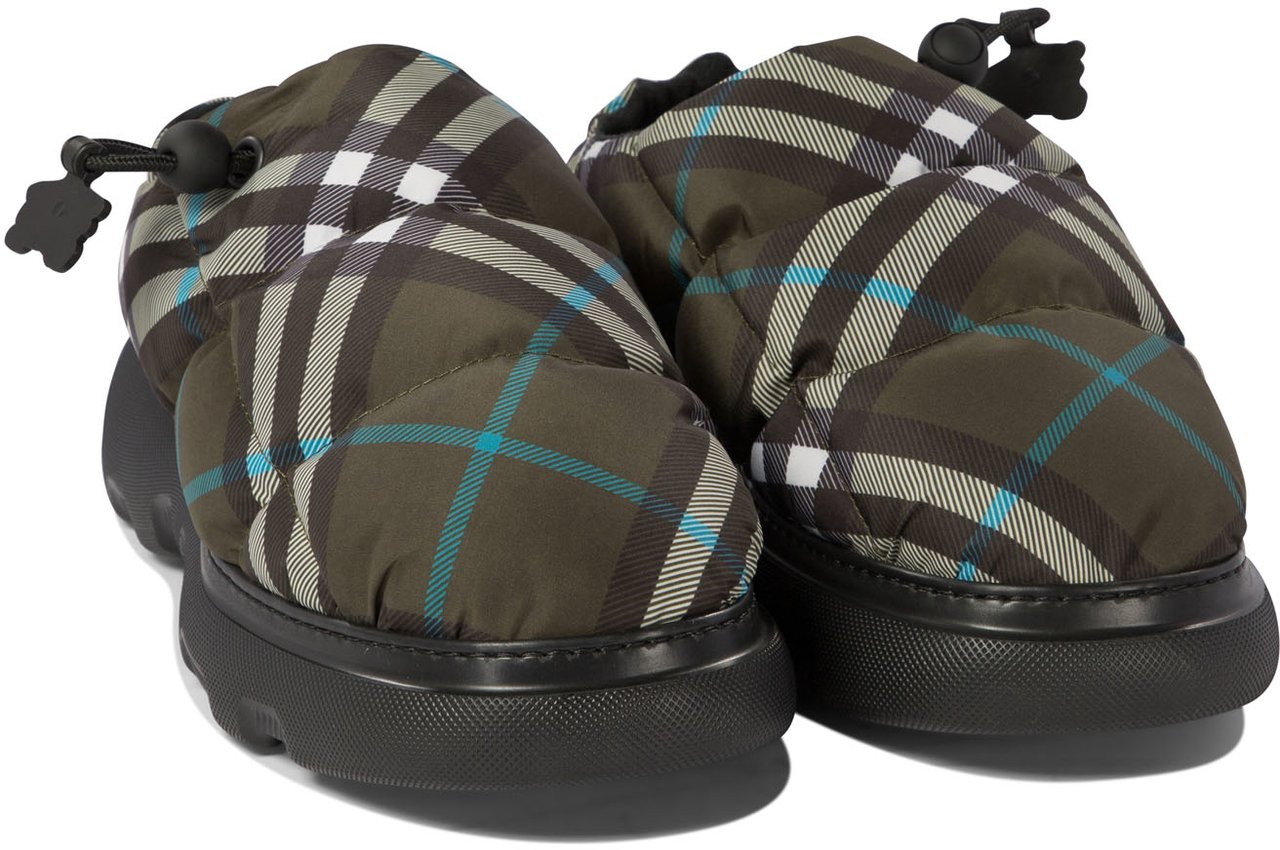 Burberry "Pillow" slippers Groen