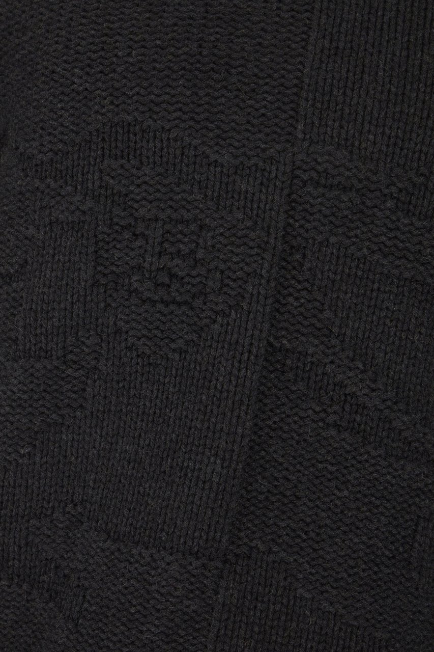 Burberry Burberry Charcoal cashmere sweater Zwart