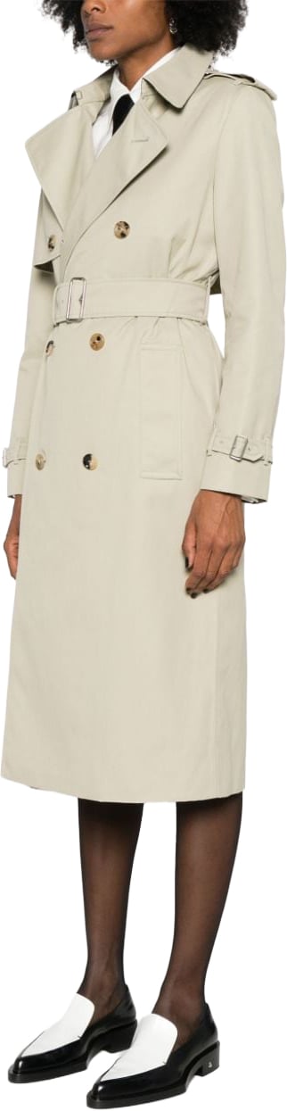Burberry Coats Grey Beige