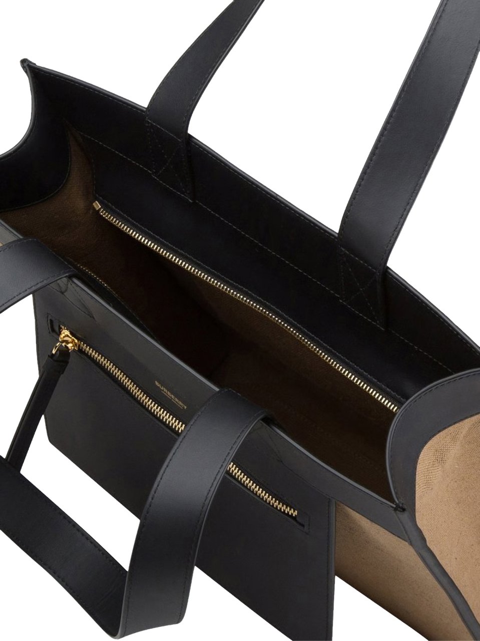Burberry Pk Logo Tote Bag Bruin