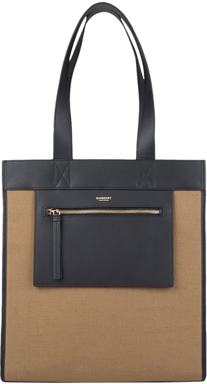 Burberry Pk Logo Tote Bag Bruin