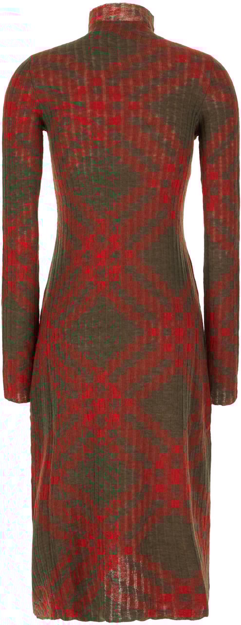 Burberry Burberry Embroidered wool blend dress Divers
