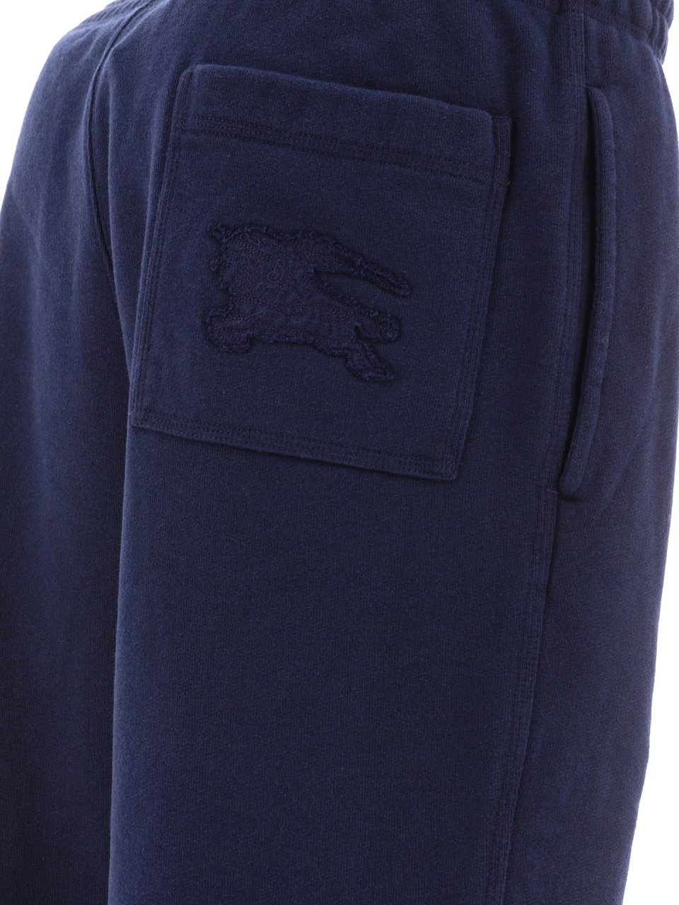 Burberry Joggers with embroidered logo Blauw