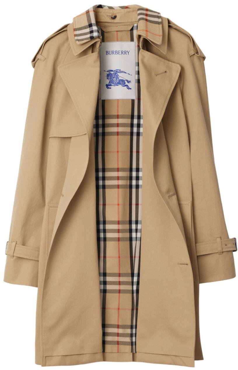 Burberry Coats Beige Beige