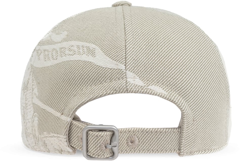 Burberry Ekd Logo Baseball Cap Grijs