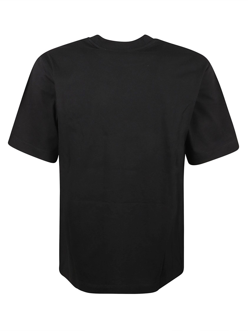 Burberry Graphic Knight Print Black T-Shirt Zwart