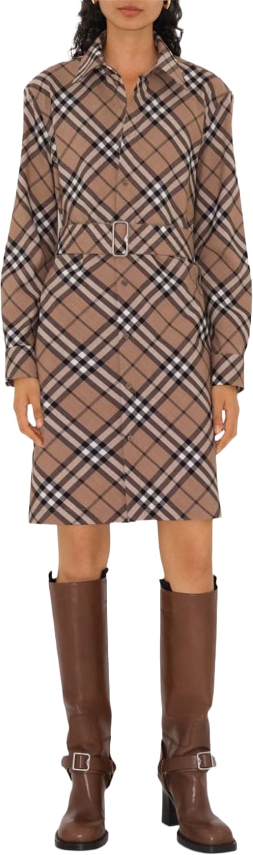 Burberry Dresses Beige Beige