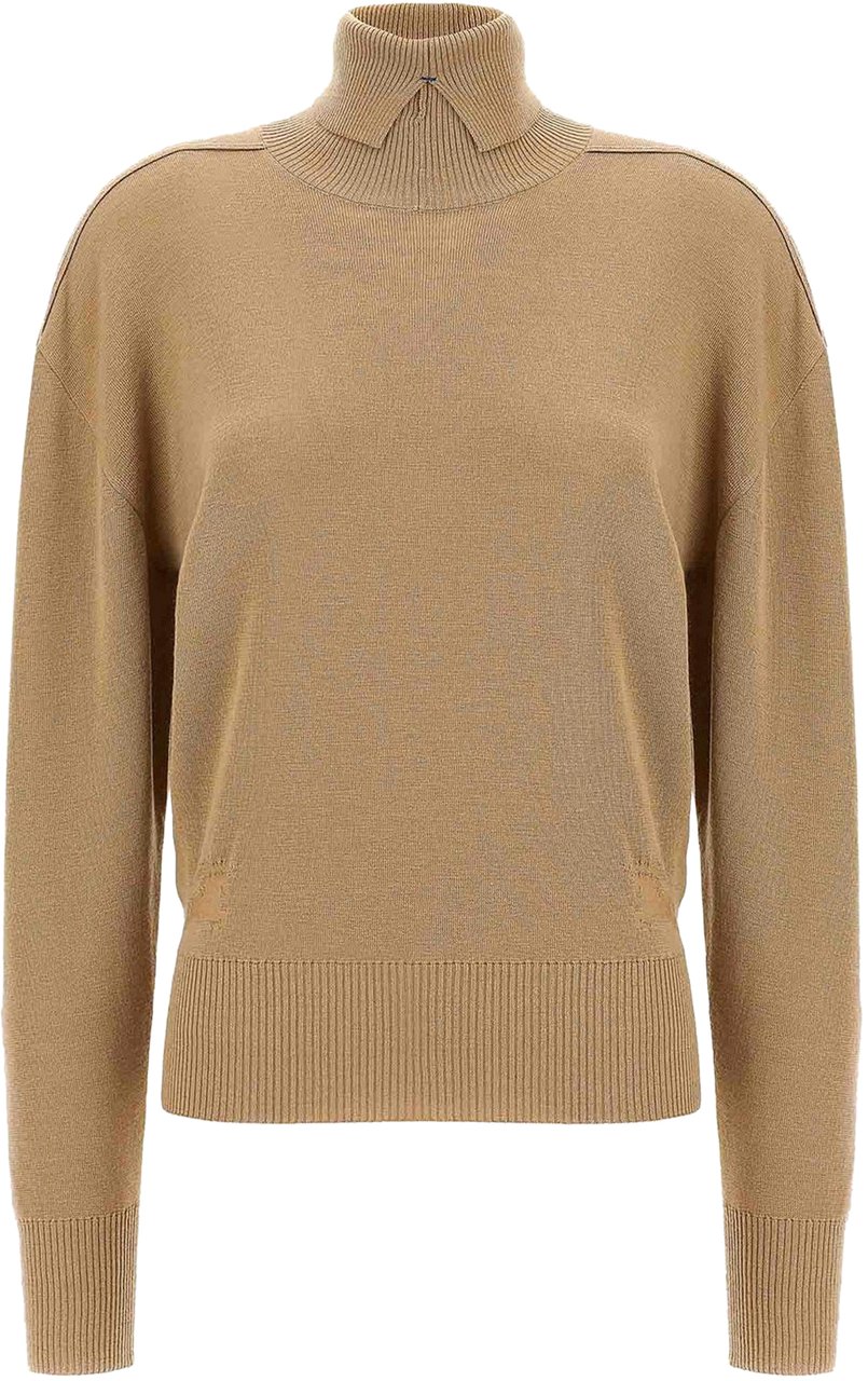 Burberry Burberry Wool Sweater Beige