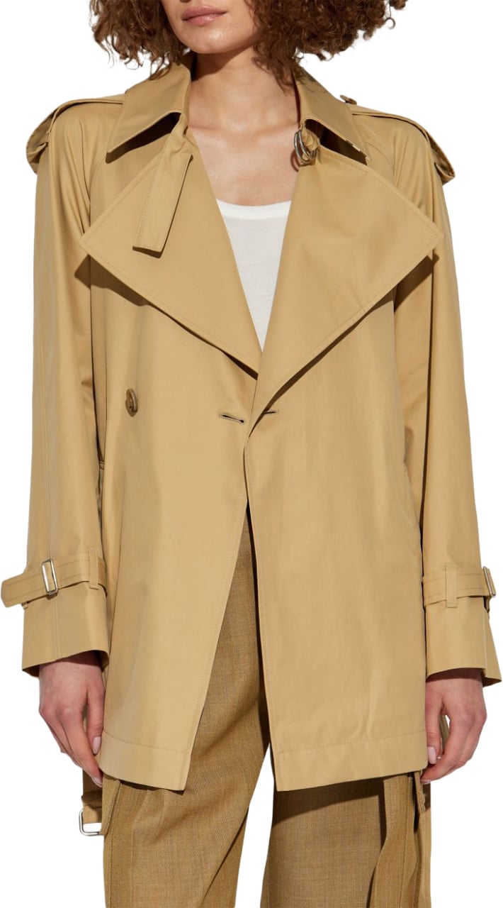 Burberry Coats Beige Beige