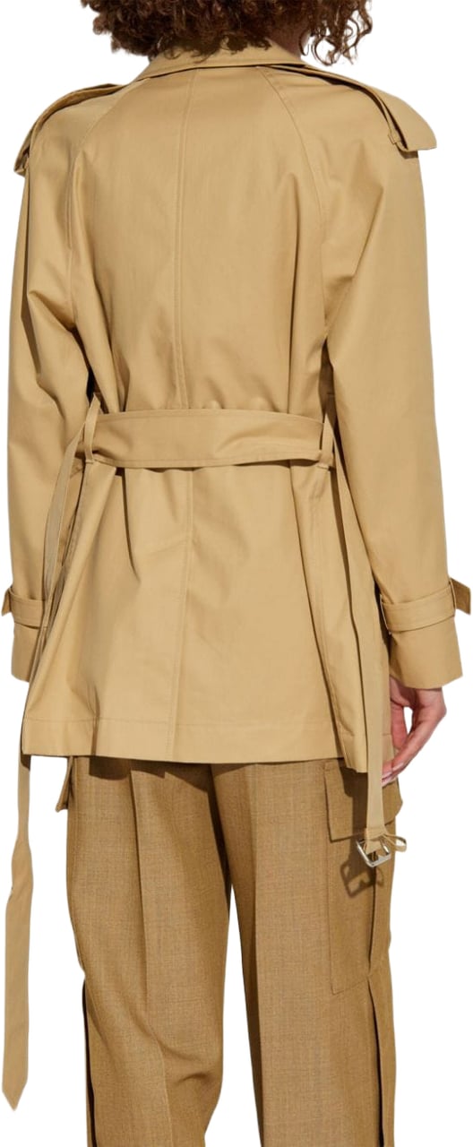 Burberry Coats Beige Beige