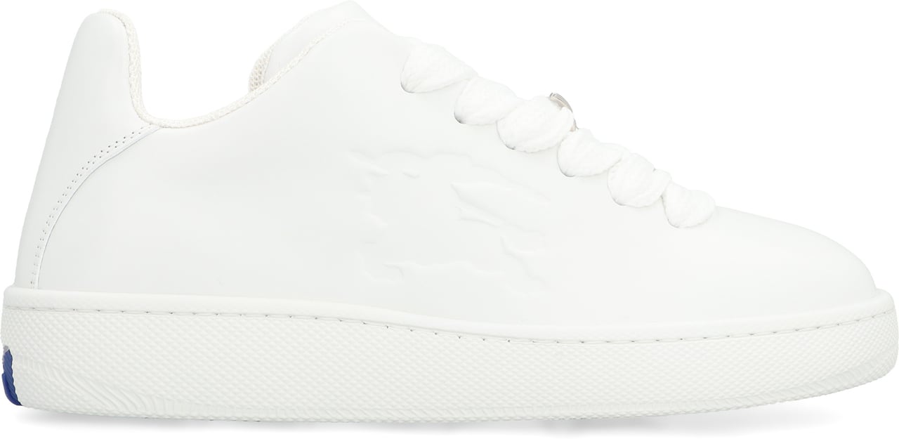 Burberry Box leather low-top sneakers Wit
