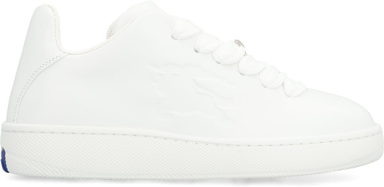 Burberry Box leather low-top sneakers Wit