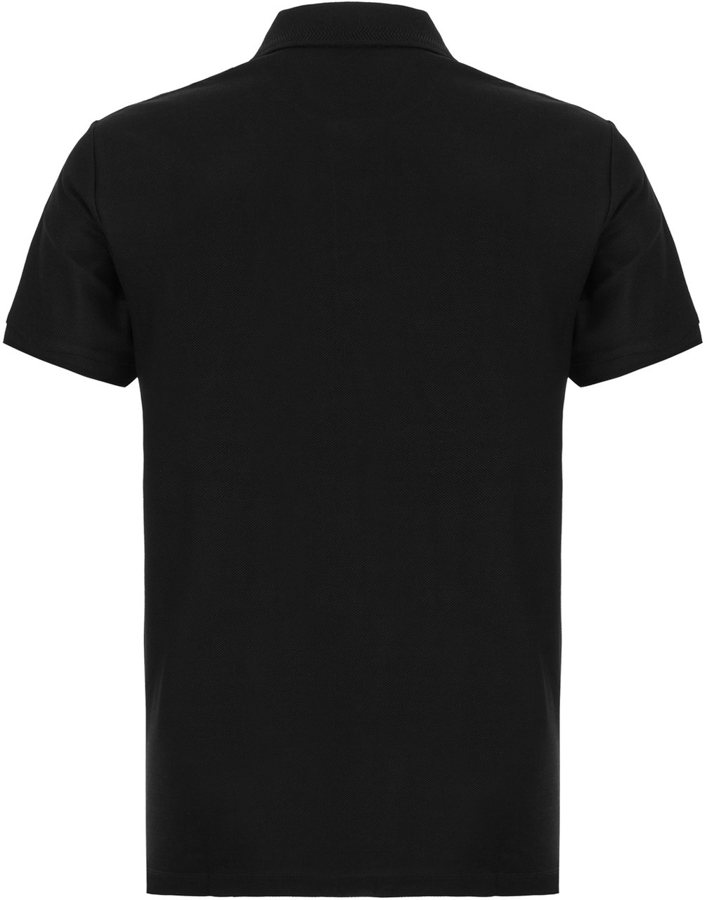 Burberry Burberry Black piquet polo shirt Zwart