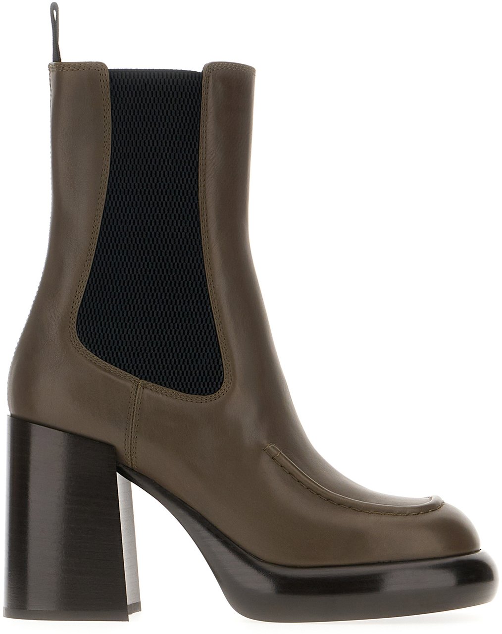 Burberry Burberry Mud leather ankle boots Bruin