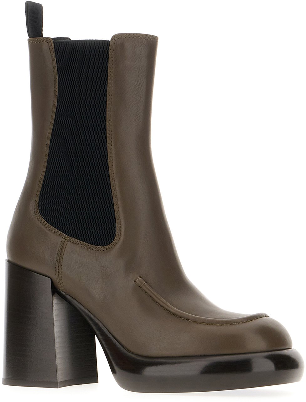 Burberry Burberry Mud leather ankle boots Bruin