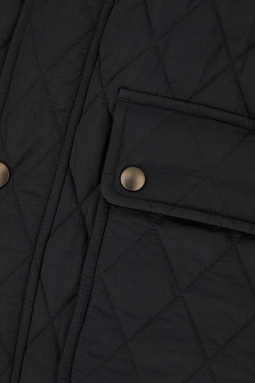 Burberry Burberry Slate nylon padded jacket Zwart