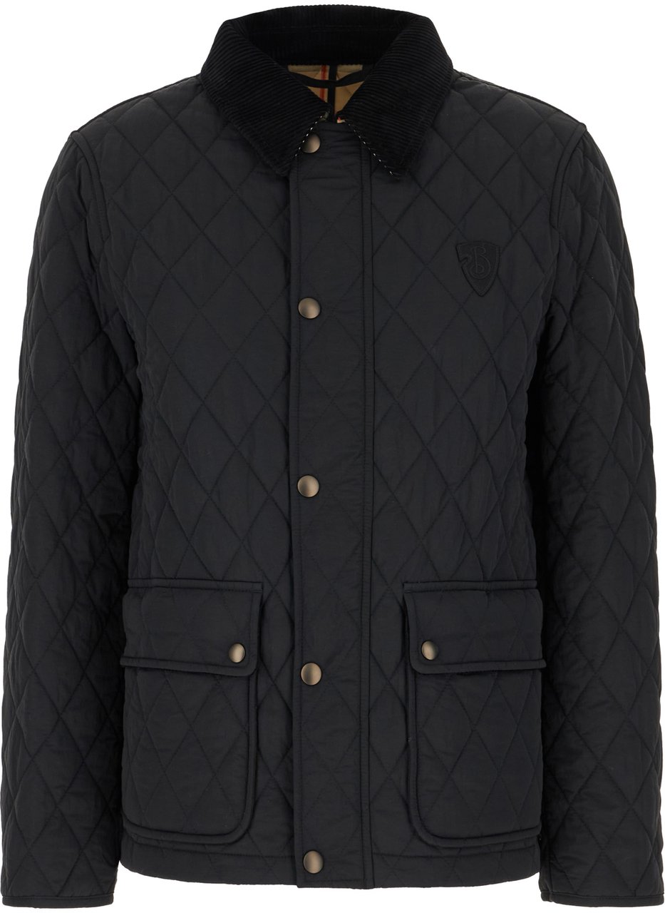 Burberry Burberry Slate nylon padded jacket Zwart
